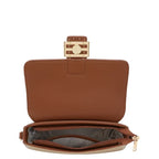 Women's Long & Son Shoulder & Cross Body Bag XC3318 - Brown/Beige