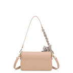 Women's Long & Son Flap Over Shoulder & Cross Body Bag XC3338 - Khaki
