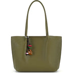 Women's Long & Son Two In One Tote Handbag XY6691 - Green