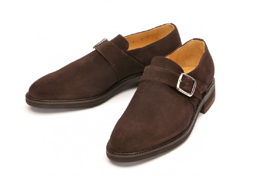 Mens suede deals buckle shoes