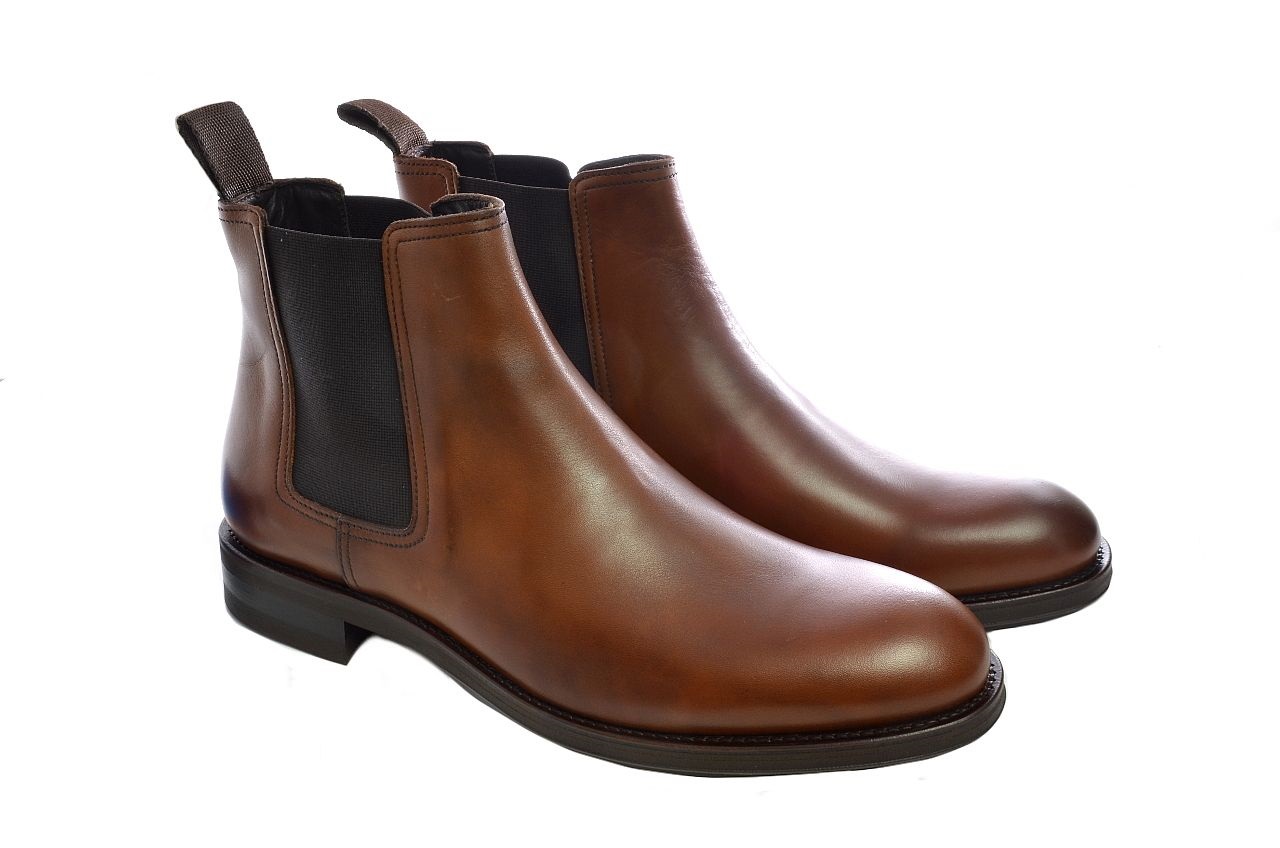 Men's John White Piccadilly Classic Chelsea Boots - Tan