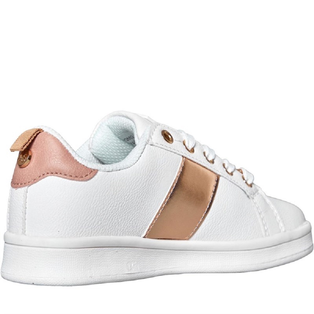 Ladies rose gold trainers sales