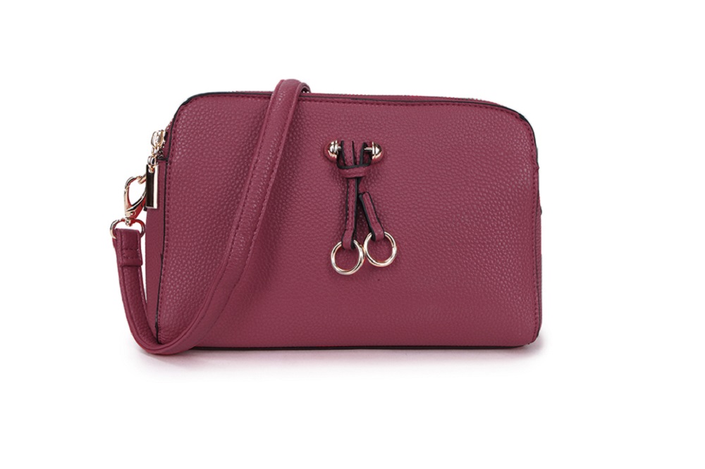 Women s Long Son Medium Shoulder Cross Body Hand Bags 23327 Wine