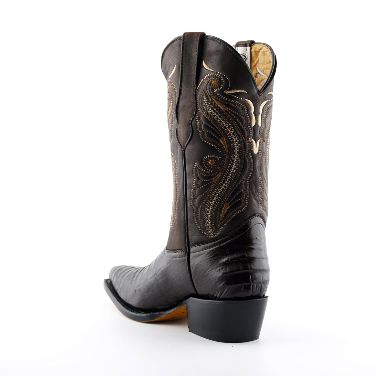 Women s Grinders Indiana Western Mid Calf Leather Cowboy Boots. Brown