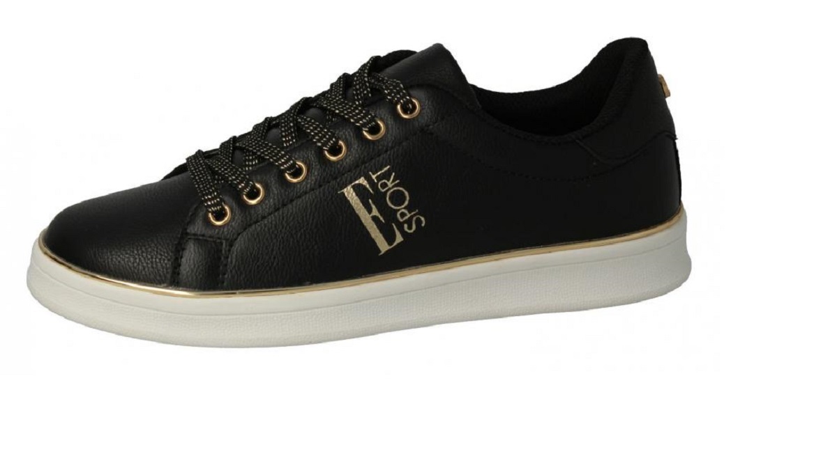 Women's Elle Sport Logo Pump Trainers Elle 3 - Black