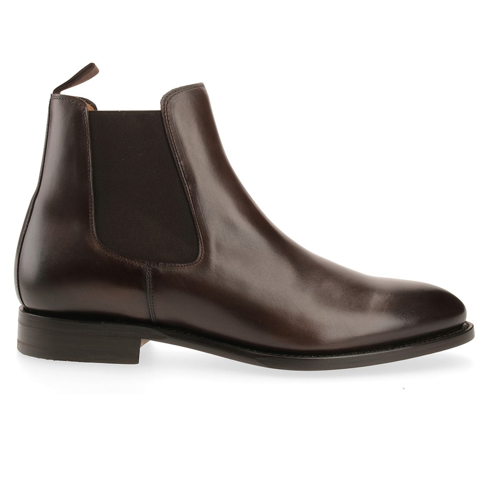 Men's Berwick 1707 Calf Leather Chelsea Boots 303-K2 - Dark Brown