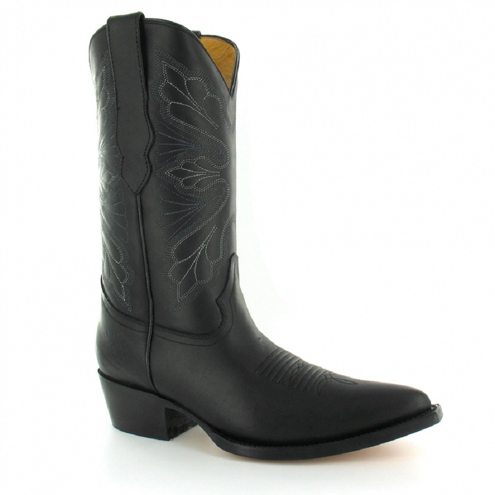 Women's Grinders Dallas Classic Leather Mid-Calf Cowboy Western Boots ...