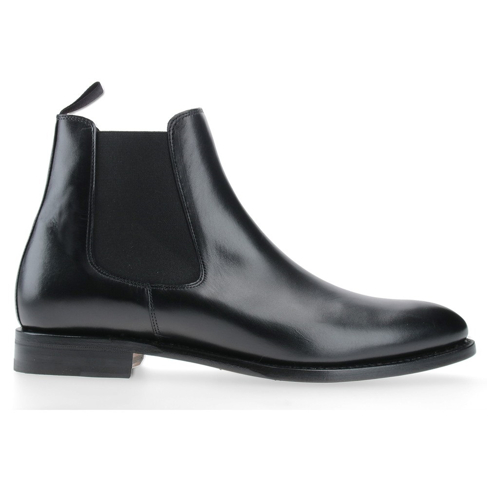 Men's Berwick 1707 Calf Leather Chelsea Boots 303-K1 - Black Negro